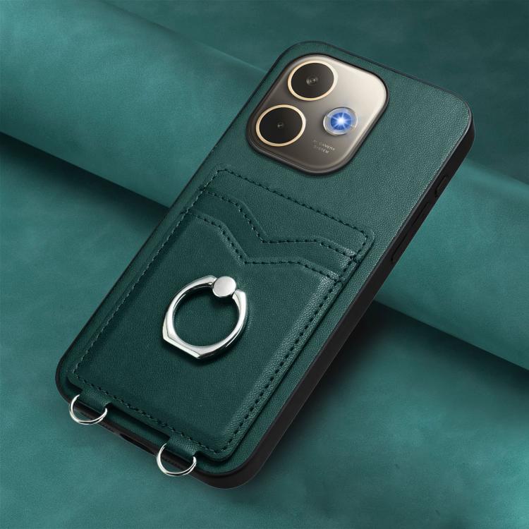 For OPPO A5 Energy / A5 Pro 5G Global R20 Ring Card Holder Phone Case