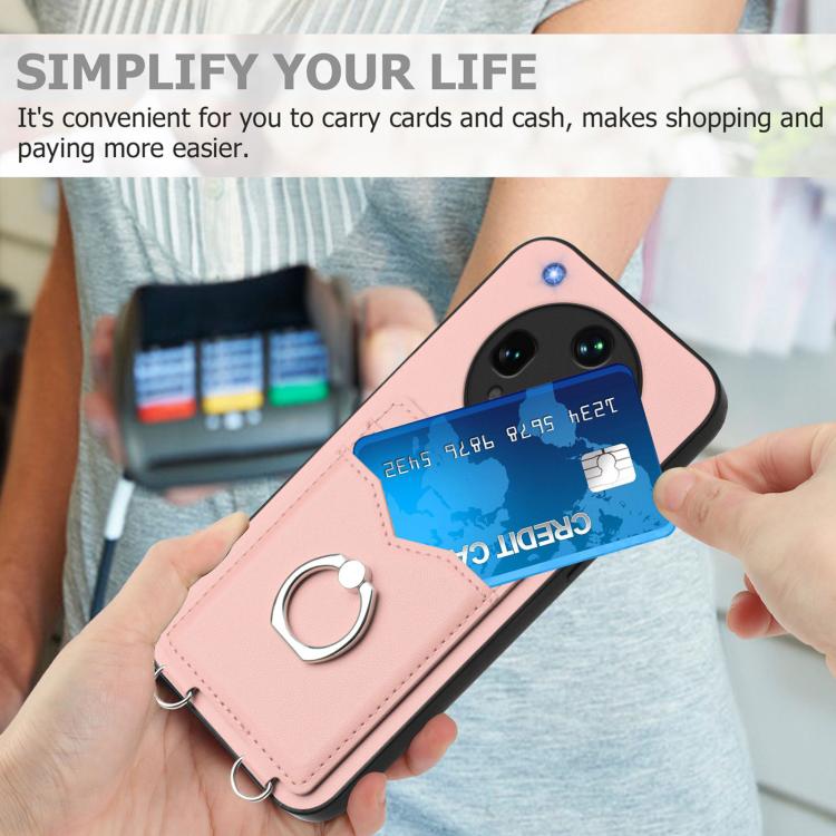 For OPPO Find X8 Ultra R20 Ring Card Holder Phone Case
