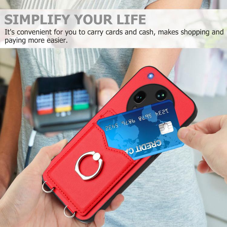 For OPPO Find X8 Ultra R20 Ring Card Holder Phone Case