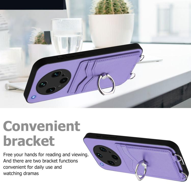 For OPPO Find X8 Ultra R20 Ring Card Holder Phone Case