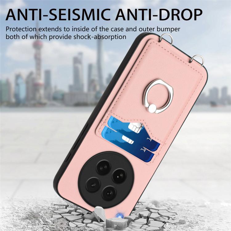 For OPPO Find X8s R20 Ring Card Holder Phone Case