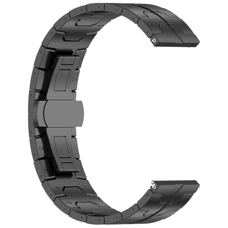 22mm Butterfly Buckle Titanium Alloy Watch Band