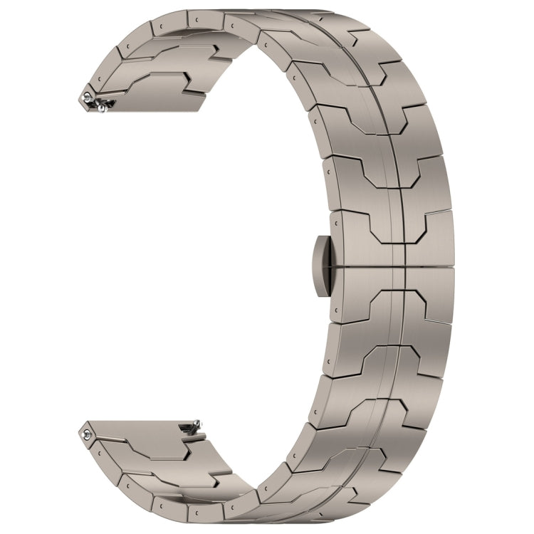 22mm Butterfly Buckle Titanium Alloy Watch Band