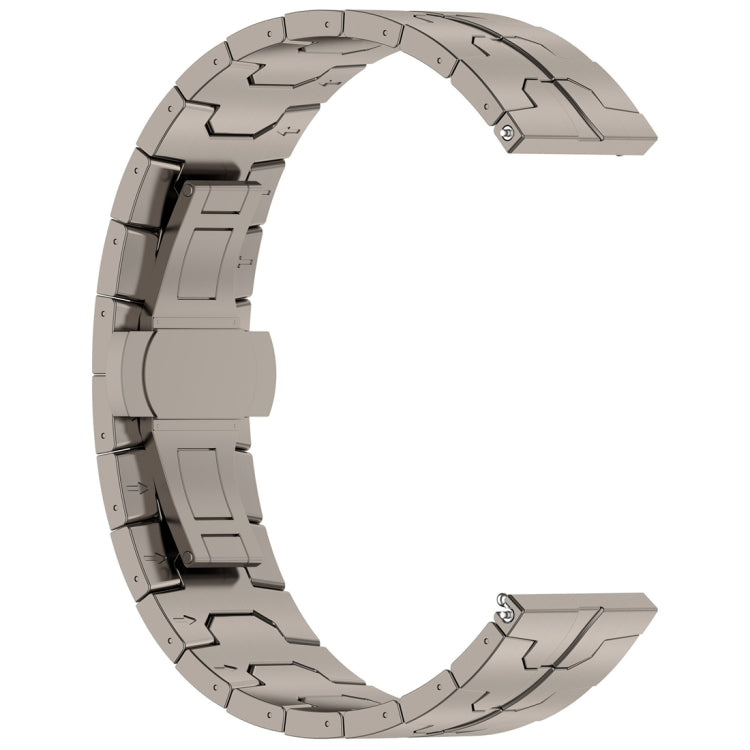 22mm Butterfly Buckle Titanium Alloy Watch Band