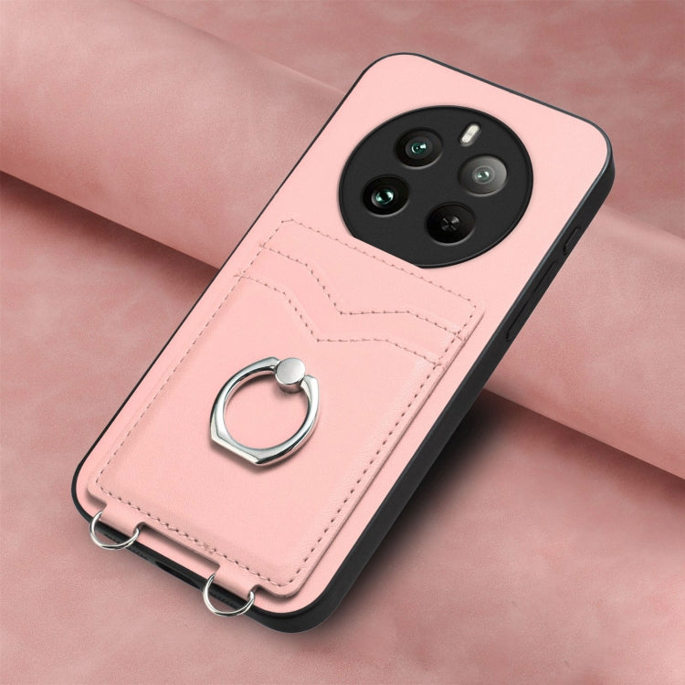 For Realme 12 Pro / 12 Pro+ R20 Ring Card Holder Phone Case