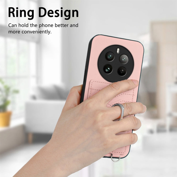 For Realme 12+ 5G India / P1 5G India R20 Ring Card Holder Phone Case