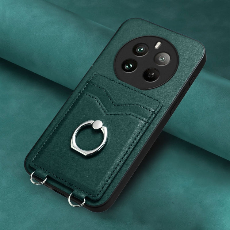 For Realme 12+ 5G India / P1 5G India R20 Ring Card Holder Phone Case
