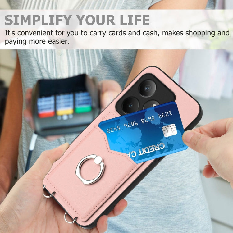 For Realme GT Neo6 SE R20 Ring Card Holder Phone Case