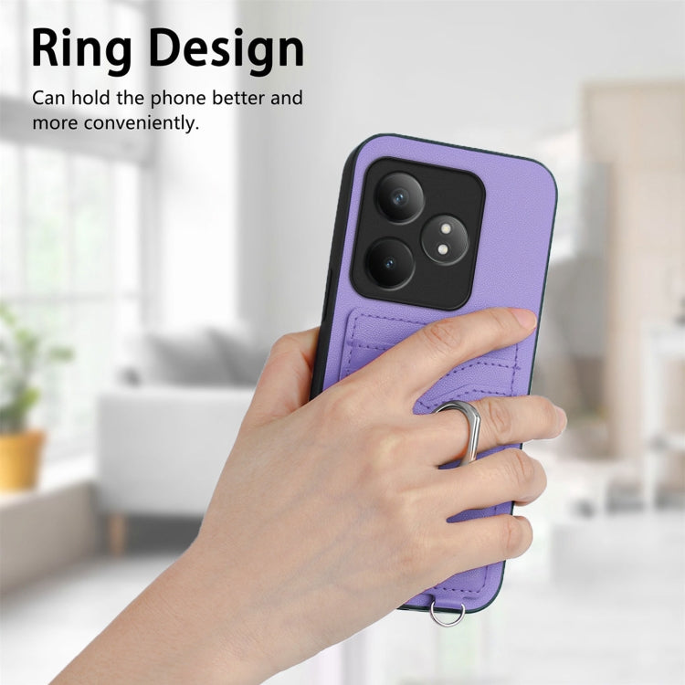 For Realme GT Neo6 SE R20 Ring Card Holder Phone Case
