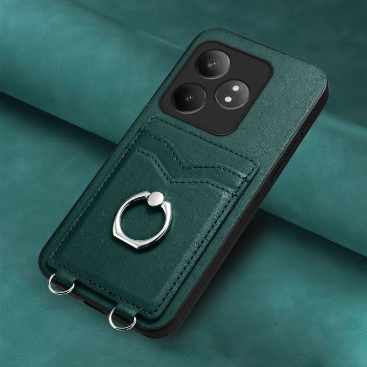 For Realme GT Neo6 / GT 6T 5G R20 Ring Card Holder Phone Case