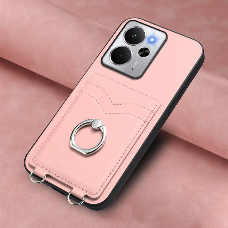 For Realme 14 R20 Ring Card Holder Phone Case