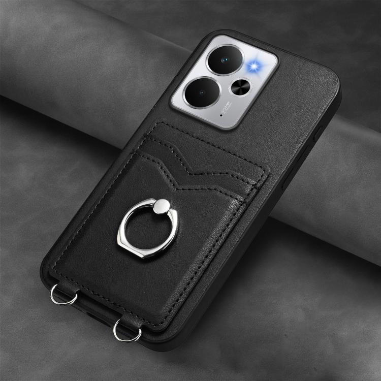 For Realme 14 R20 Ring Card Holder Phone Case
