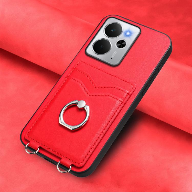 For Realme 14 R20 Ring Card Holder Phone Case