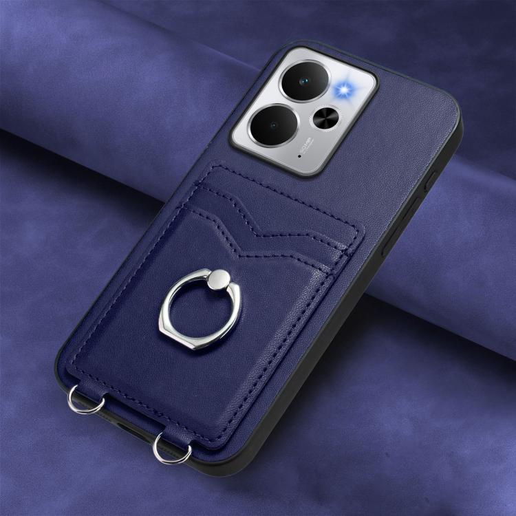 For Realme 14 R20 Ring Card Holder Phone Case