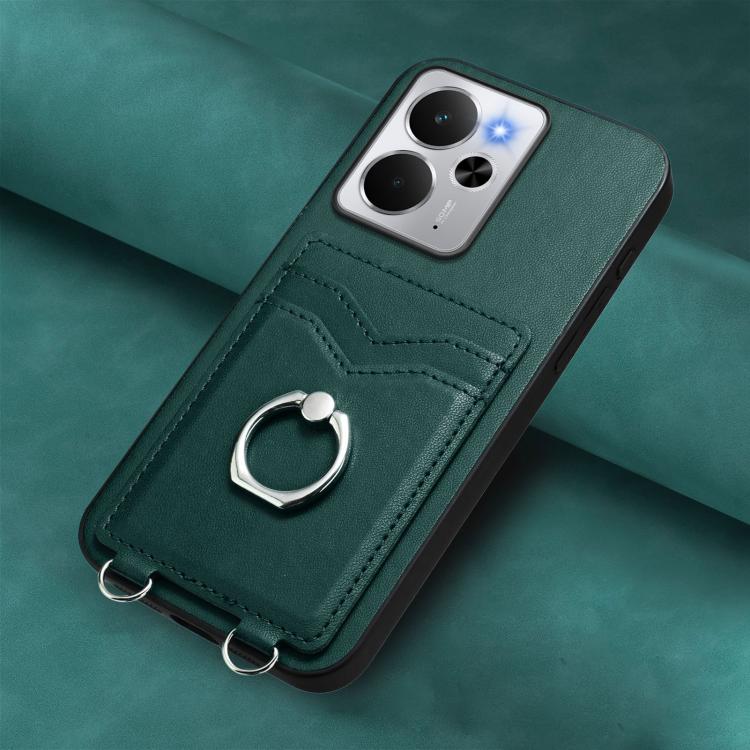 For Realme 14 R20 Ring Card Holder Phone Case