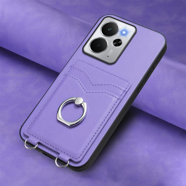 For Realme 14 R20 Ring Card Holder Phone Case