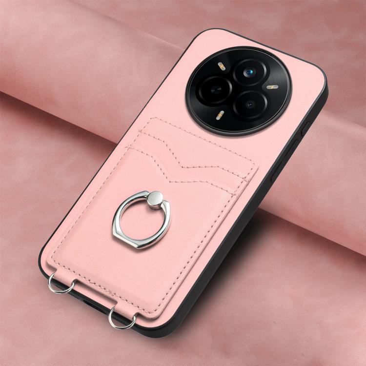 For Realme 14 Pro R20 Ring Card Holder Phone Case