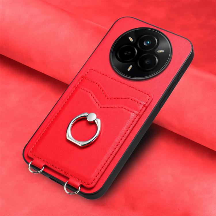 For Realme 14 Pro R20 Ring Card Holder Phone Case