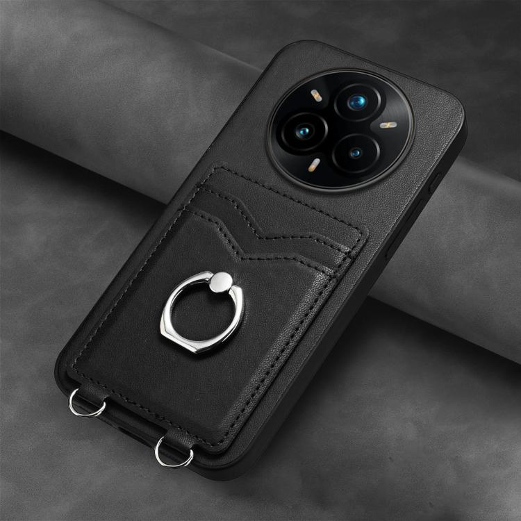 For Realme 14 Pro+ R20 Ring Card Holder Phone Case
