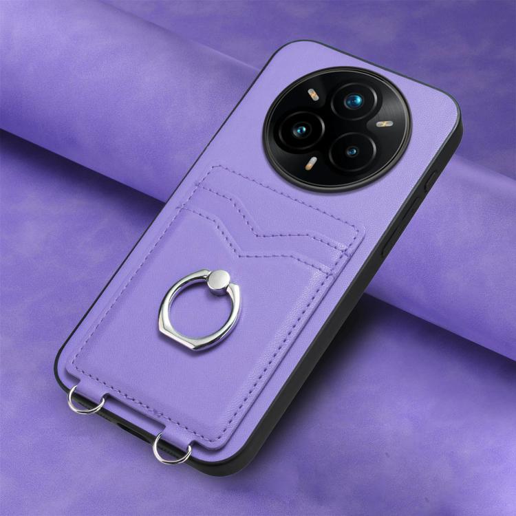 For Realme 14 Pro+ R20 Ring Card Holder Phone Case