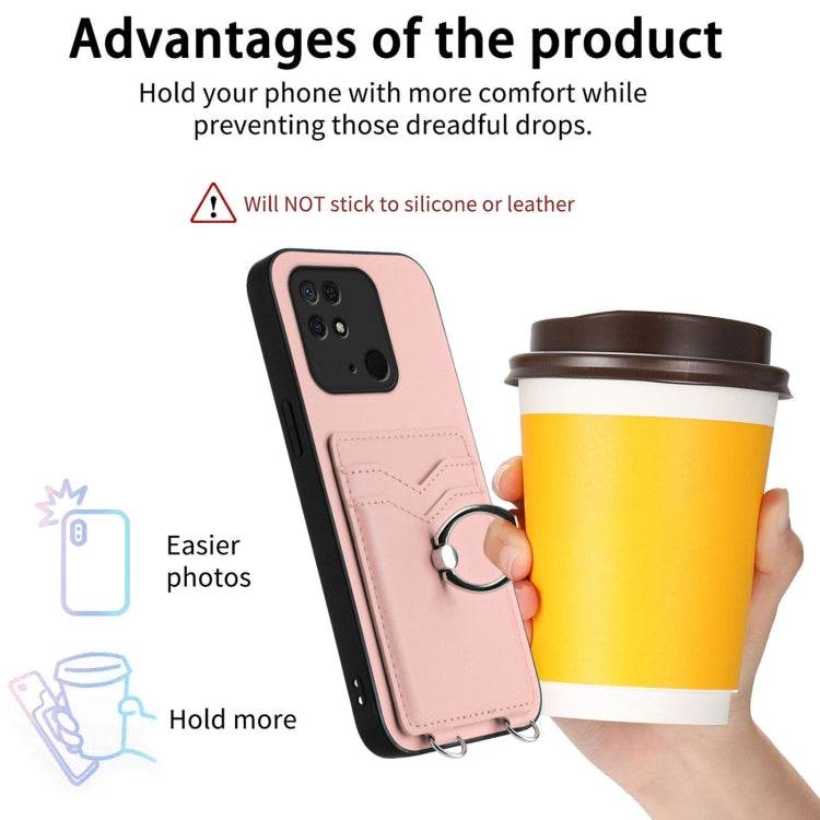 For Xiaomi Redmi 10C R20 Ring Card Holder Phone Case