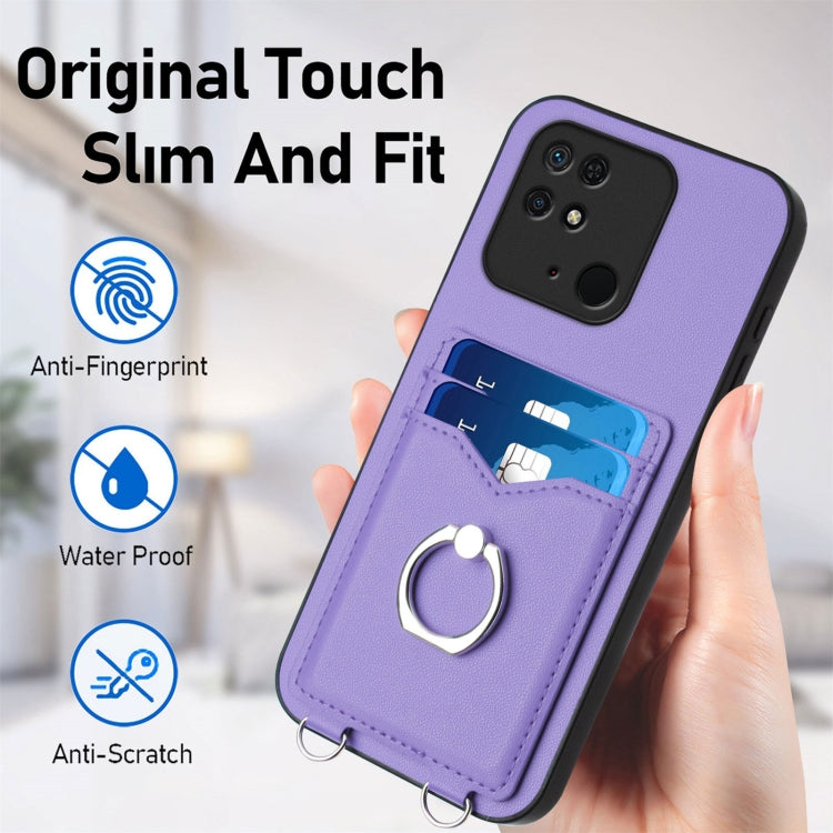 For Xiaomi Redmi 10C R20 Ring Card Holder Phone Case