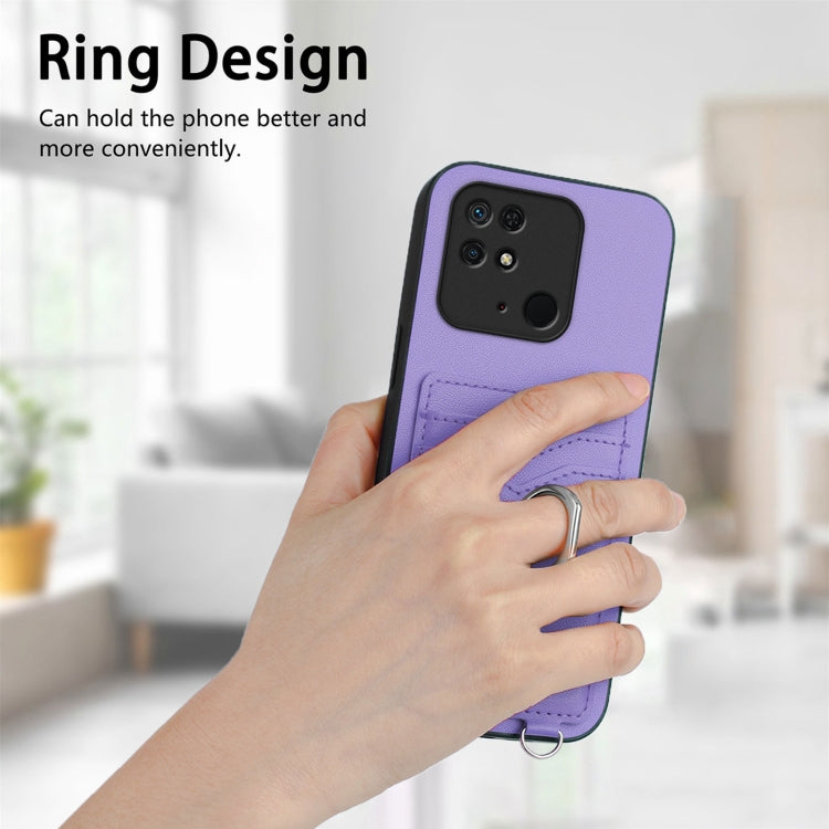 For Xiaomi Redmi 10C R20 Ring Card Holder Phone Case