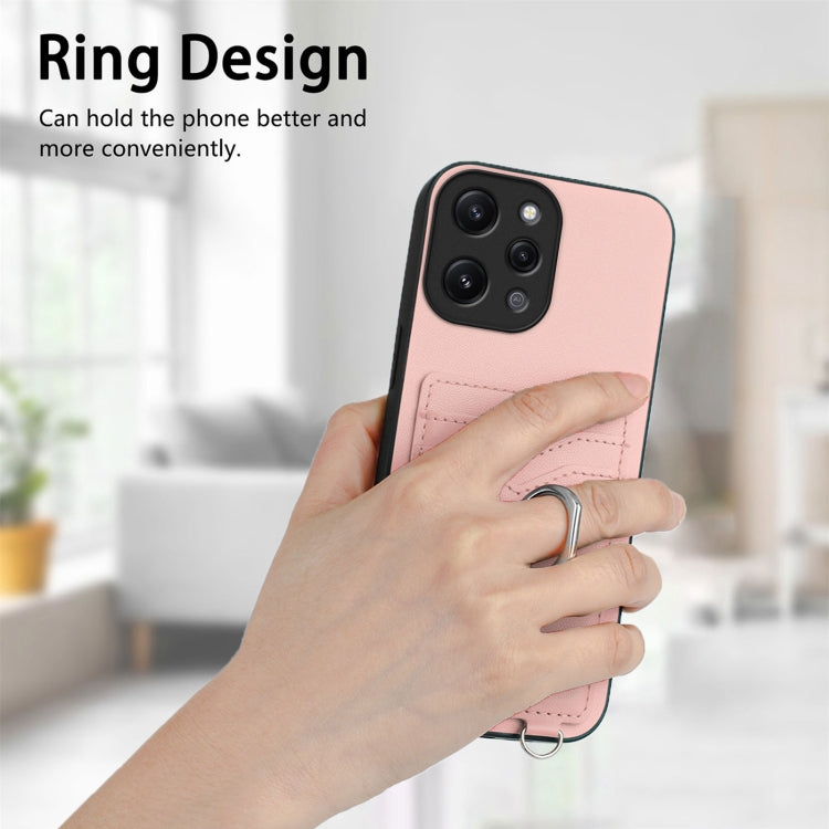 For Xiaomi Redmi 12 4G Global R20 Ring Card Holder Phone Case