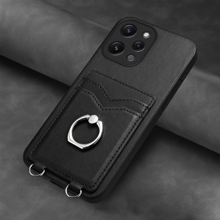 For Xiaomi Redmi 12 4G Global R20 Ring Card Holder Phone Case