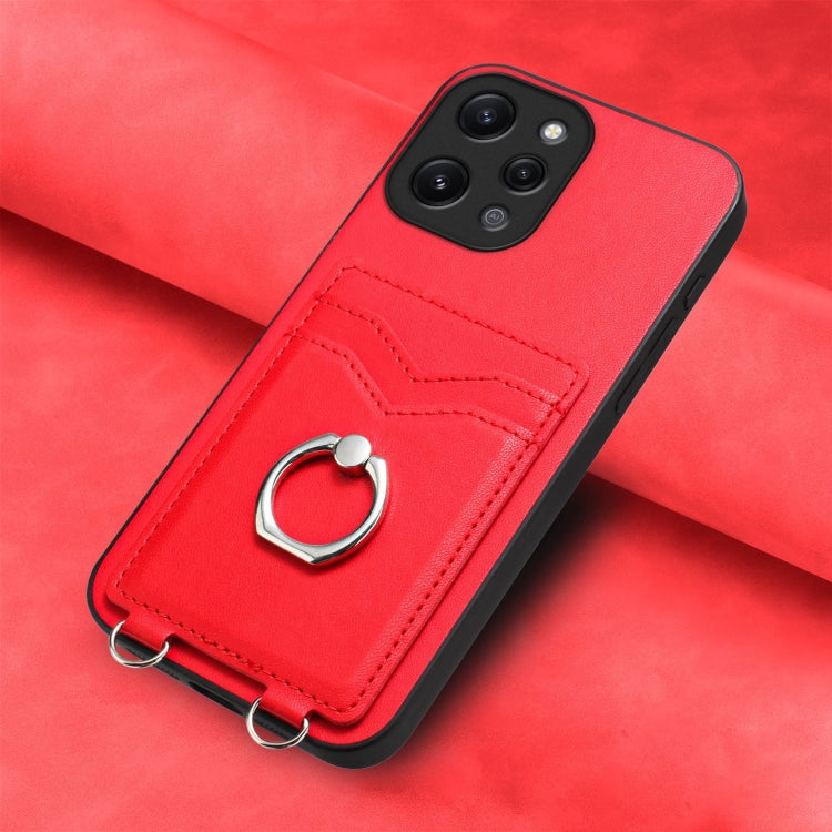 For Xiaomi Redmi 12 4G Global R20 Ring Card Holder Phone Case