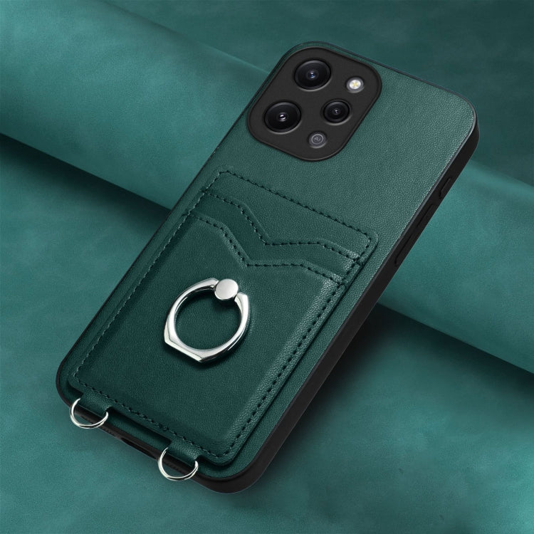For Xiaomi Redmi 12 4G Global R20 Ring Card Holder Phone Case