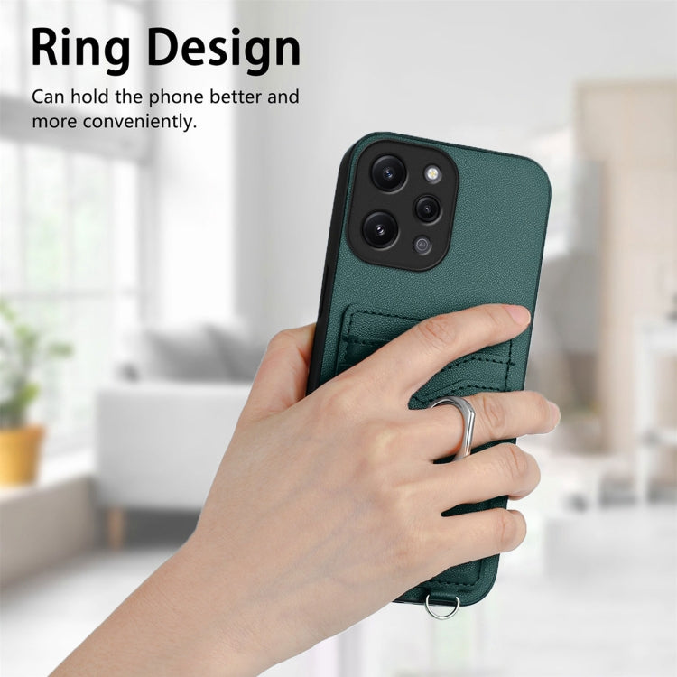 For Xiaomi Redmi 12 4G Global R20 Ring Card Holder Phone Case