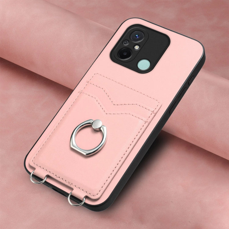 For Xiaomi Redmi 12C / 11A R20 Ring Card Holder Phone Case