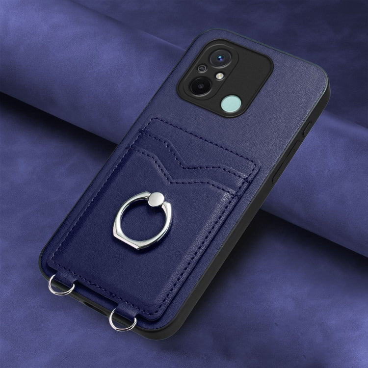 For Xiaomi Redmi 12C / 11A R20 Ring Card Holder Phone Case