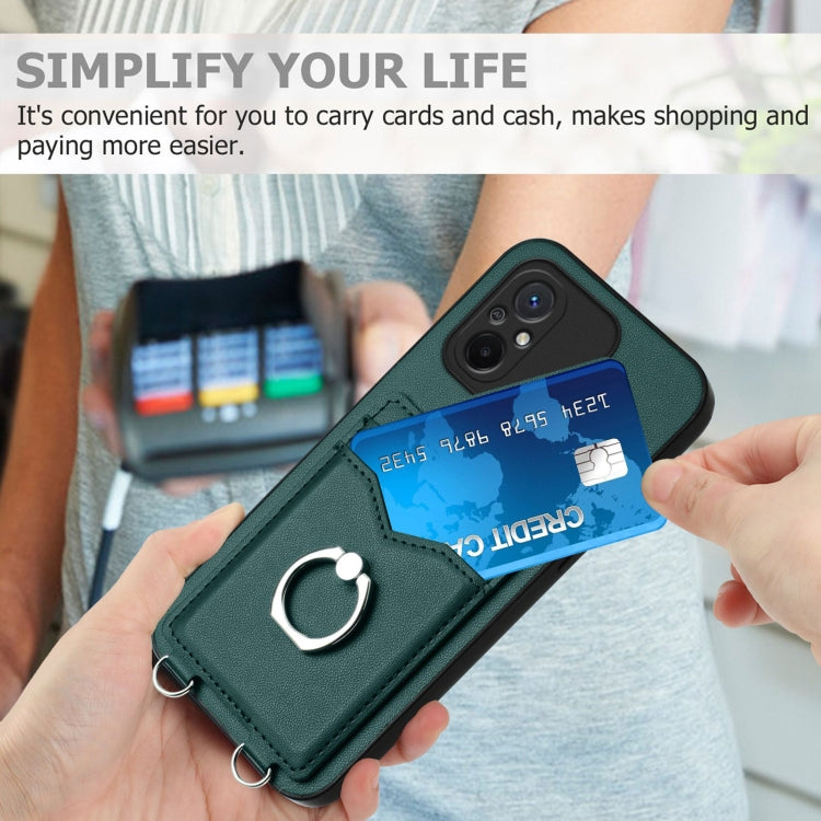 For Xiaomi Redmi 12C / 11A R20 Ring Card Holder Phone Case