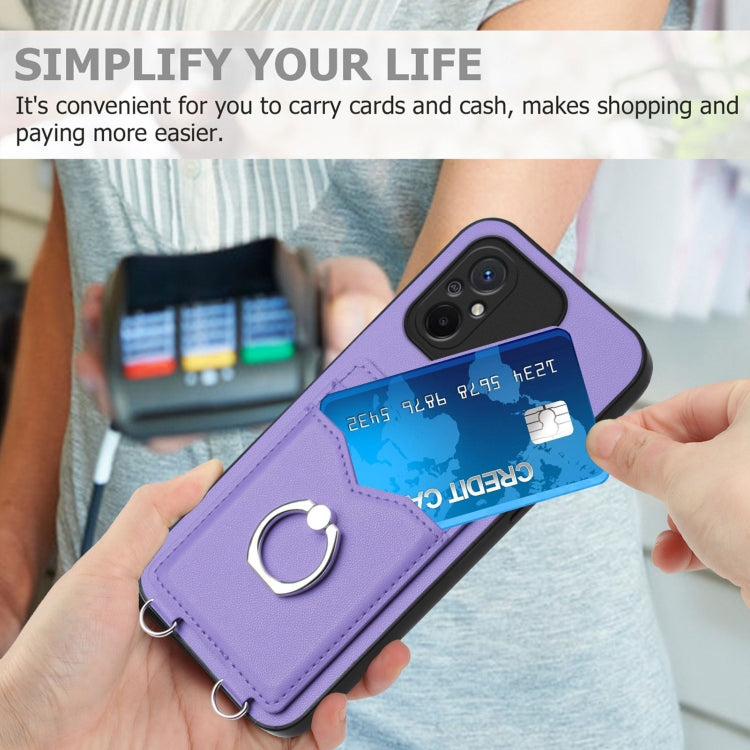 For Xiaomi Redmi 12C / 11A R20 Ring Card Holder Phone Case