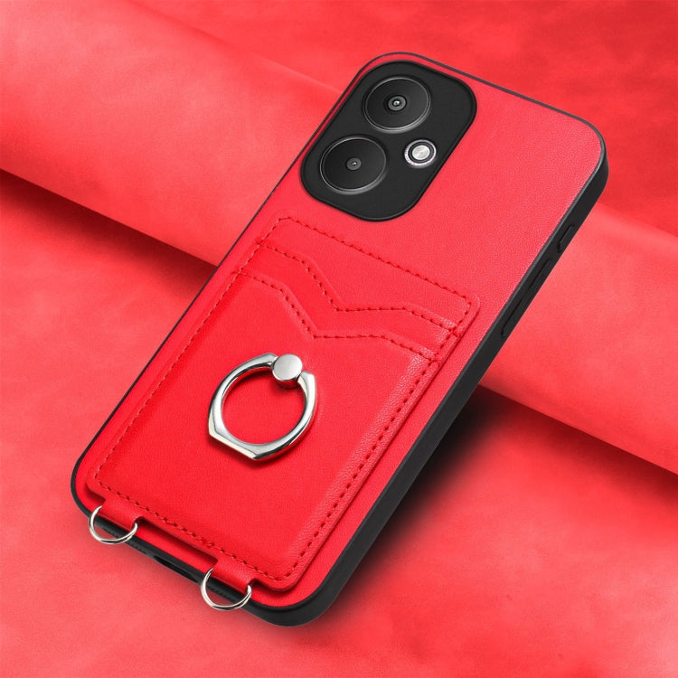 For Xiaomi Redmi 13C 5G / 13R R20 Ring Card Holder Phone Case