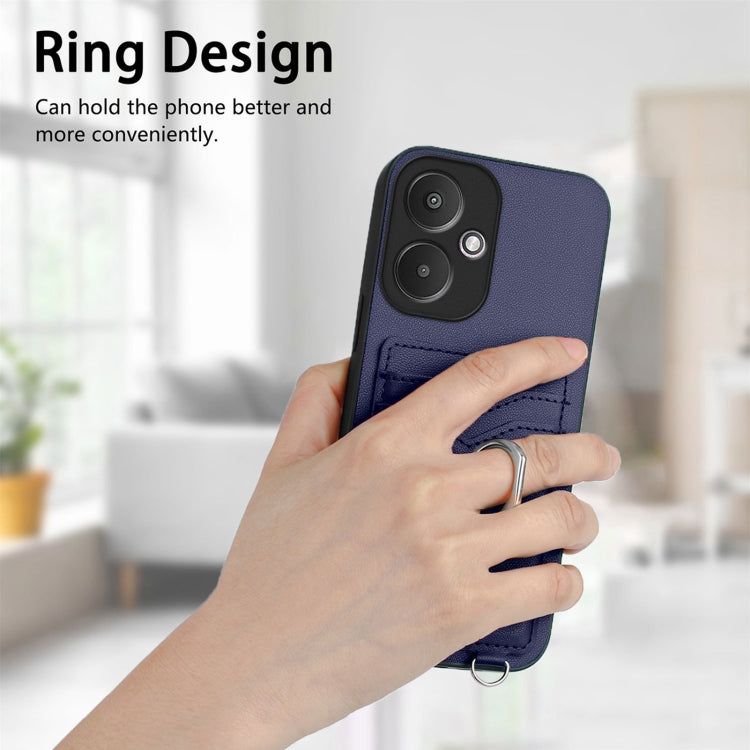 For Xiaomi Redmi 13C 5G / 13R R20 Ring Card Holder Phone Case