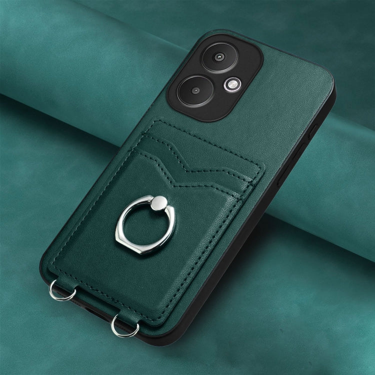 For Xiaomi Redmi 13C 5G / 13R R20 Ring Card Holder Phone Case