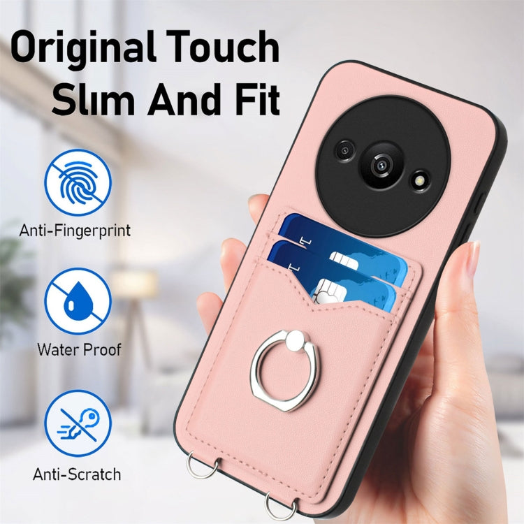 For Xiaomi Redmi A3 4G Global R20 Ring Card Holder Phone Case