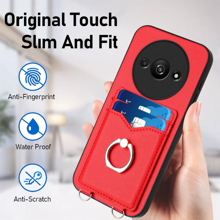 For Xiaomi Redmi A3 4G Global R20 Ring Card Holder Phone Case