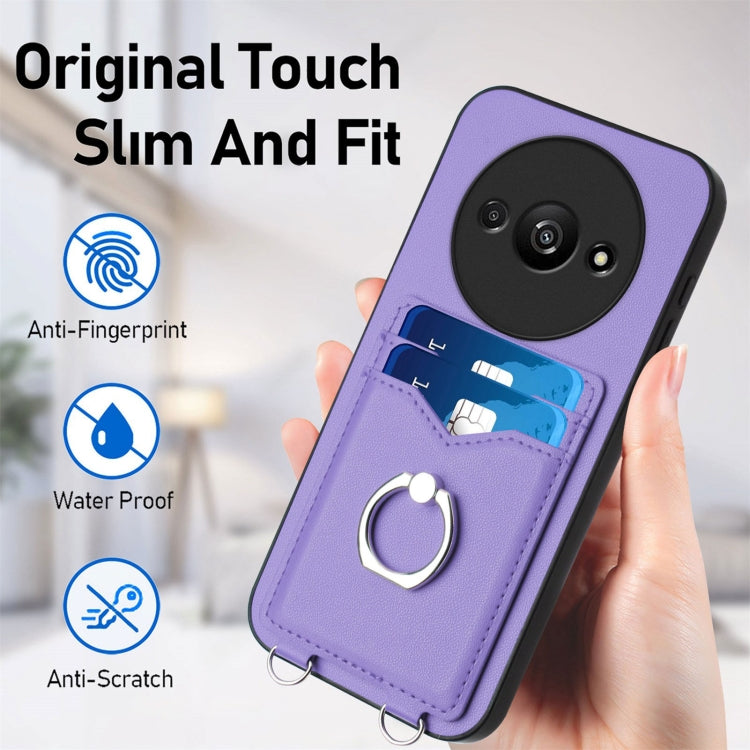 For Xiaomi Redmi A3 4G Global R20 Ring Card Holder Phone Case