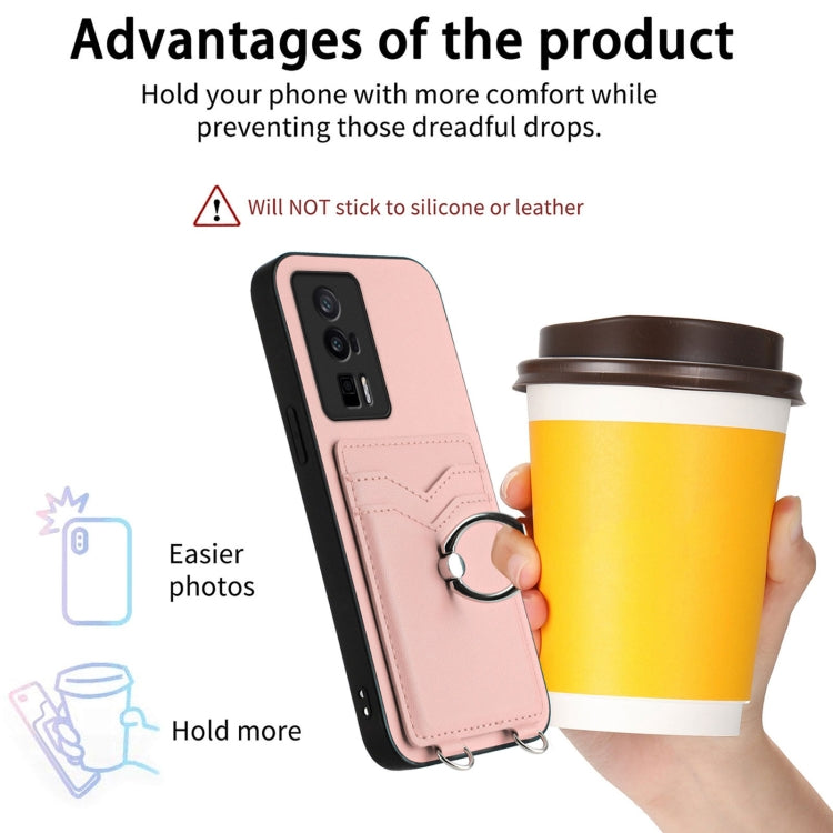 For Xiaomi Redmi K60 / K60 Pro R20 Ring Card Holder Phone Case