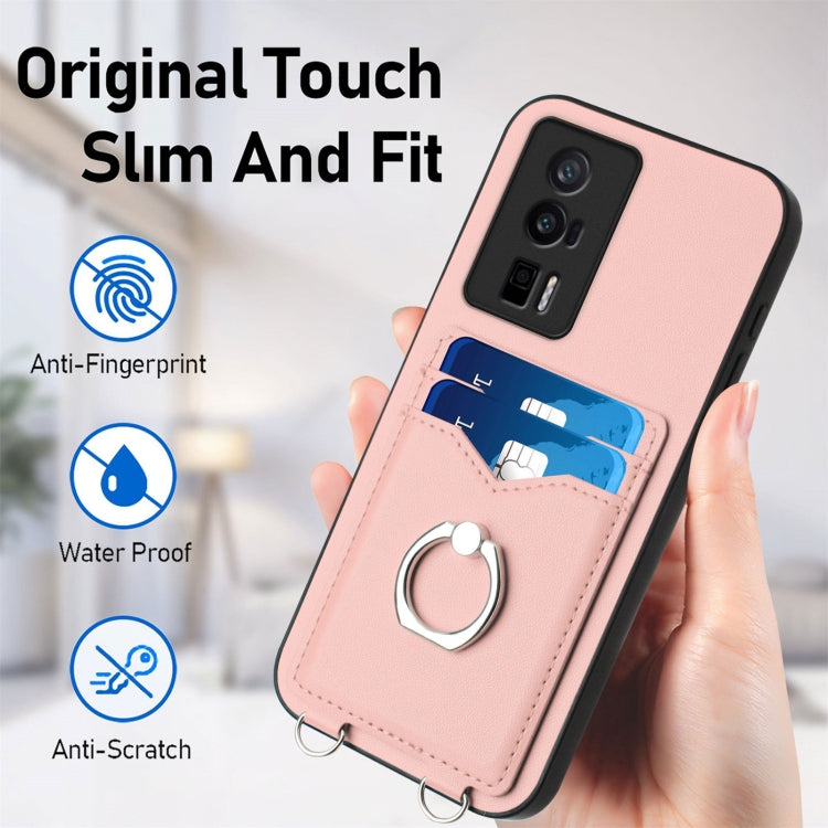 For Xiaomi Redmi K60 / K60 Pro R20 Ring Card Holder Phone Case