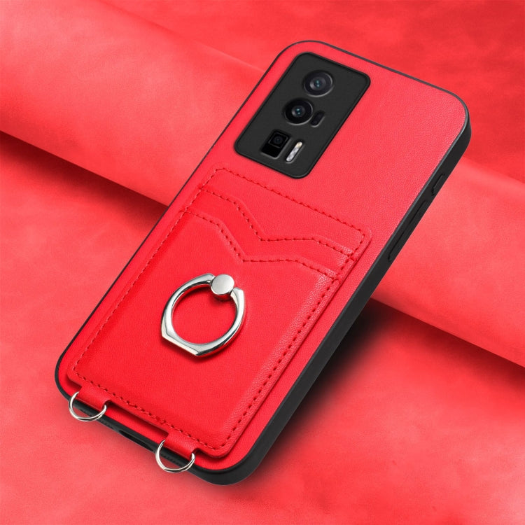 For Xiaomi Redmi K60 / K60 Pro R20 Ring Card Holder Phone Case