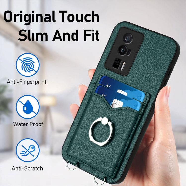 For Xiaomi Redmi K60 / K60 Pro R20 Ring Card Holder Phone Case