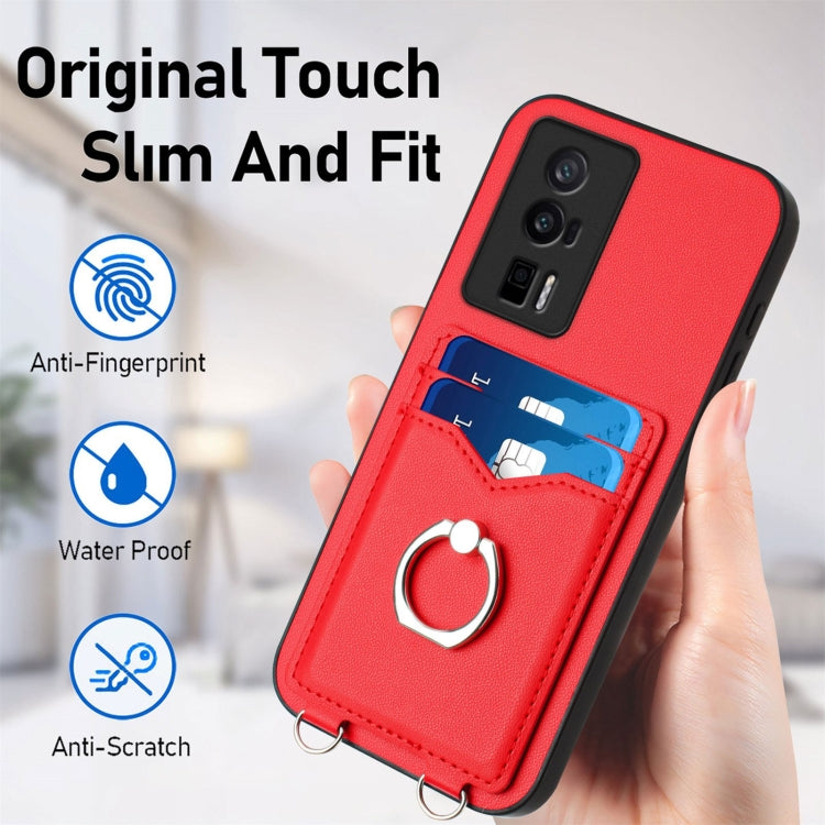 For Xiaomi Redmi K60 Champion Edition R20 Ring Card Holder Phone Case