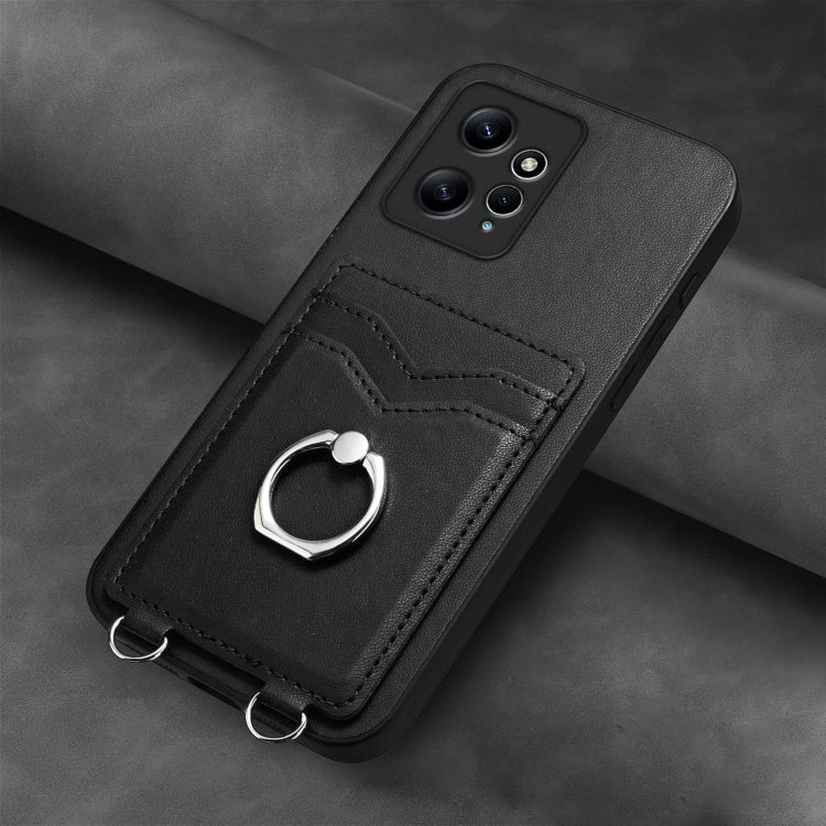 For Xiaomi Redmi Note 12 4G Global R20 Ring Card Holder Phone Case