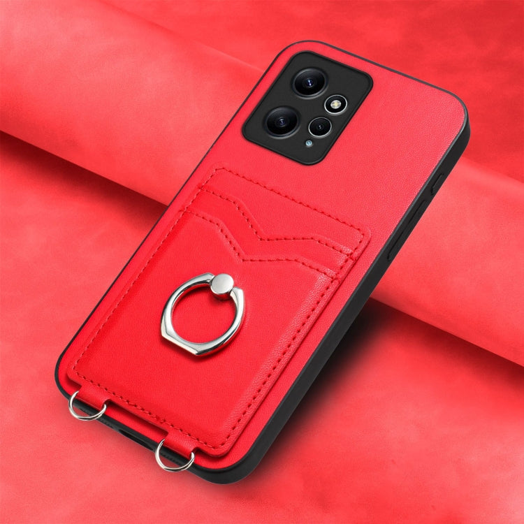 For Xiaomi Redmi Note 12 4G Global R20 Ring Card Holder Phone Case
