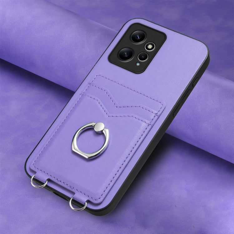 For Xiaomi Redmi Note 12 4G Global R20 Ring Card Holder Phone Case